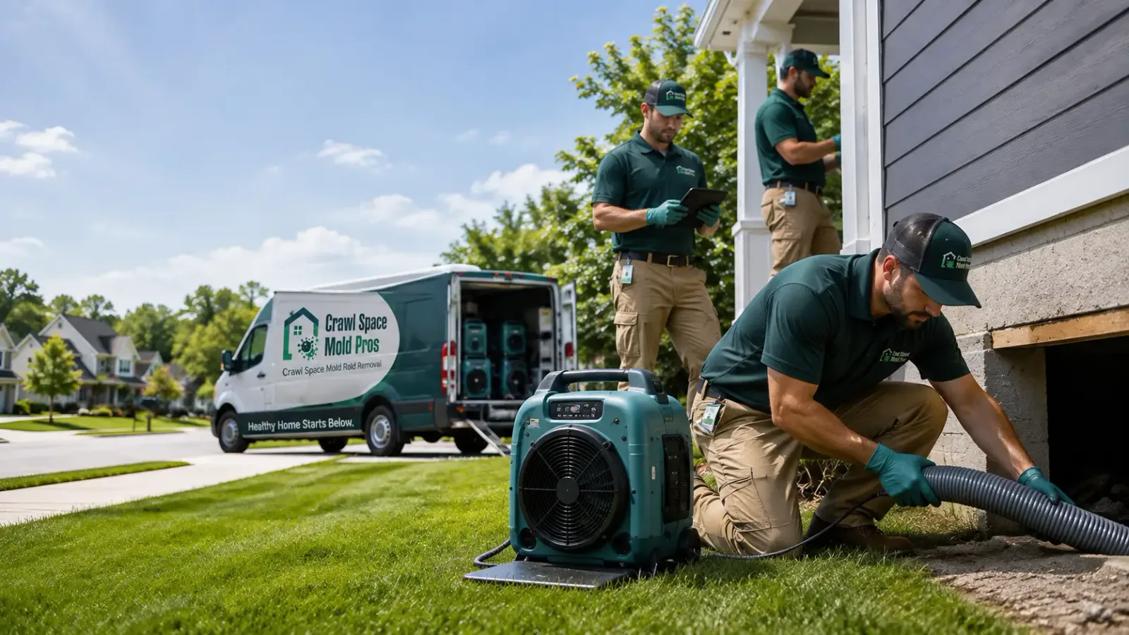 Crawl Space Mold Removal in Pembroke, NH